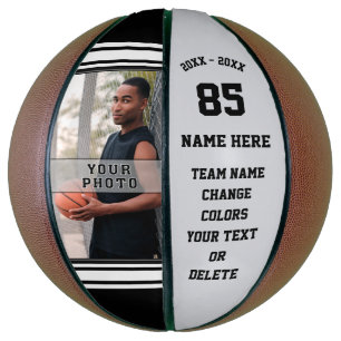 PHOTO Basketball which is Personalised Basketball
