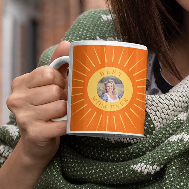 Photo best mum ever love you Mother's Day Coffee Mug (Creator Uploaded)
