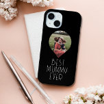 Photo Best Mummy Ever Modern Script iPhone 15 Case<br><div class="desc">Photo Best Mummy Ever Modern Script iPhone Smart Phone Case features your favourite photo with the text "Best Mummy Ever" in modern script typography. Perfect gift for mum for Mother's Day,  birthday or Christmas. Designed by ©2023 Evco Studio www.zazzle.com/store/evcostudio</div>
