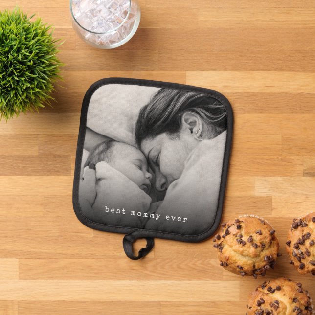 Photo Best Mummy Ever |  Pot Holder (Top Down)