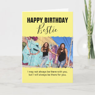 Photo Bestie Birthday Card