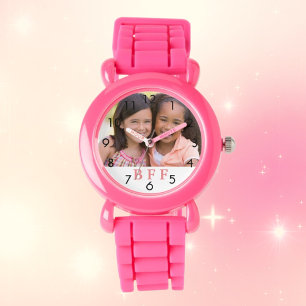 Photo BFF best friends forever girl pink Watch
