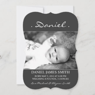 Photo Birth Announcement | Name