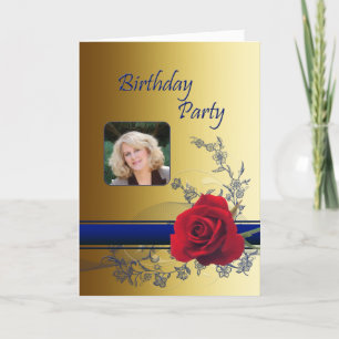 Photo Birthday party Invitation