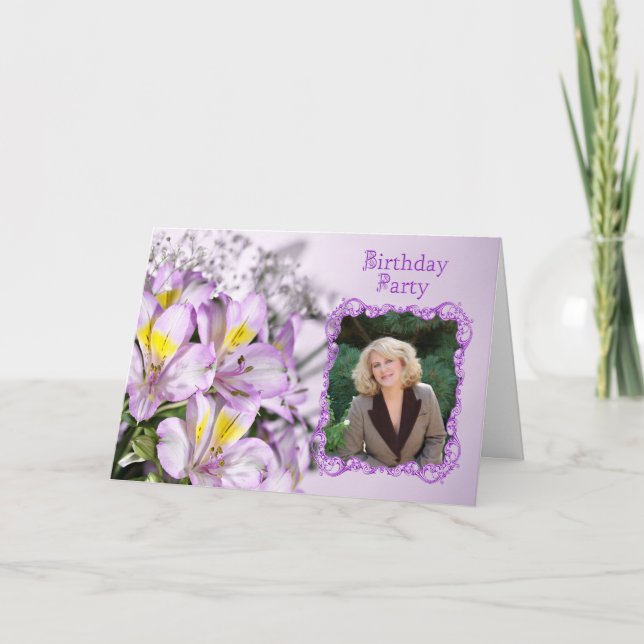 Photo Birthday party Invitation (Front)