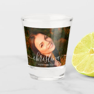 Photo Birthday Shot Glass