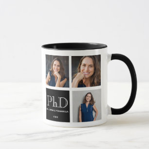 Photo Black PhD Graduation Mug