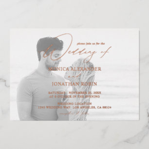 Photo Black & WhiModern Horizontal 4 Wedding Full