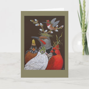 Photo bomb Robbie greeting card