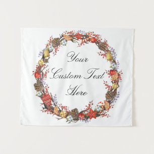 Photo Booth Decor, Christmas Wedding Back drop Tapestry