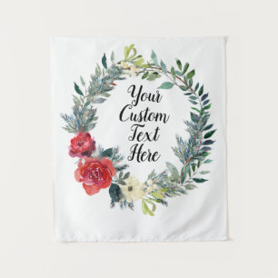 Photo Booth Decor, Christmas Wedding Back drop Tapestry
