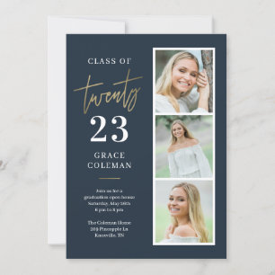 Photo Booth Graduation Announcement Invitation