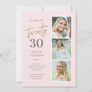 Photo Booth Graduation Announcement Invitation