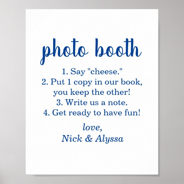 photo booth sign (Front)