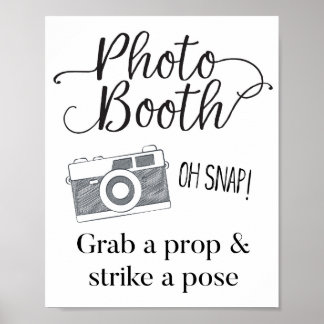 Photo Booth Sign, Wedding Sign, Wedding Decor