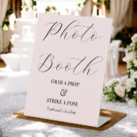 Photo Booth Wedding Blush Pink