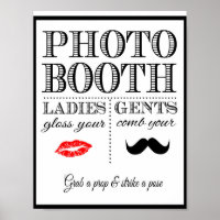 PHOTO BOOTH wedding or party sign