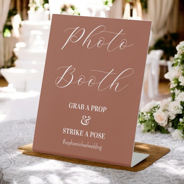 Photo Booth Wedding Terracotta Sign  (Creator Uploaded)