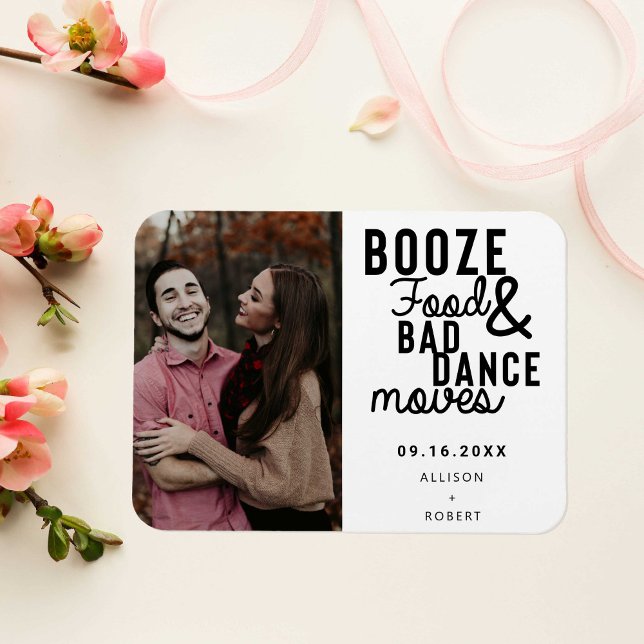 Photo Booze Food and Bad Dance Moves Funny Magnet (Creator Uploaded)