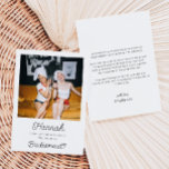 Photo Bridesmaid Proposal Flat Card<br><div class="desc">Pop the question to your bridesmaids with our charming photo proposal card! Personalise with your favourite photo and heartfelt message to create a memorable and unique keepsake for your bridal party. All text is fully editable. For more advanced customisation of this design,  simply select the "Customise It" button above.</div>