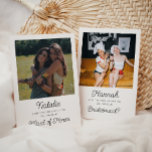 Photo Bridesmaid Proposal Folded Card<br><div class="desc">Pop the question to your bridesmaids with our charming photo proposal card! Personalise with your favourite photo and heartfelt message to create a memorable and unique keepsake for your bridal party. All text is fully editable. For more advanced customisation of this design,  simply select the "Customise It" button above.</div>