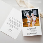 Photo Bridesmaid Proposal Folded Card<br><div class="desc">Pop the question to your bridesmaids with our charming photo proposal card! Personalise with your favourite photo and heartfelt message to create a memorable and unique keepsake for your bridal party. All text is fully editable. For more advanced customisation of this design,  simply select the "Customise It" button above.</div>