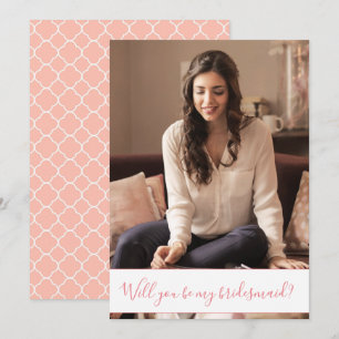 Photo Bridesmaid Proposal Invitation