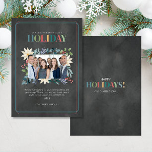 Photo Business Holiday Card