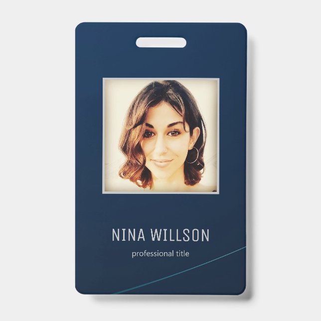 Photo Business ID Badge (Front)