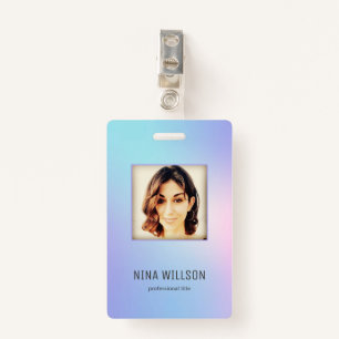 Photo Business ID Hologram ID Badge