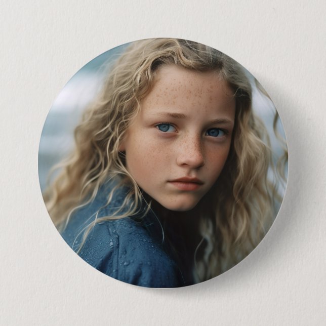 PHOTO BUTTON CUSTOM LARGE (Front)