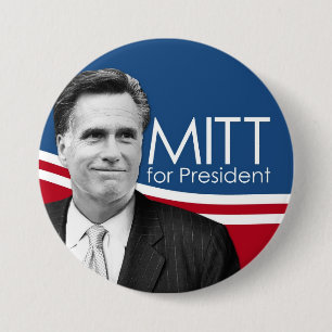 Photo Button - Mitt for President