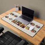 Photo Calendar 2025 Full Year 14 Photos Beige Desk Mat<br><div class="desc">2025 Photo Calendar with 14 pictures. Neutral beige colour palette with full year calendar for Twenty Twenty Five. Please see my personalised calendars collection for more designs.</div>
