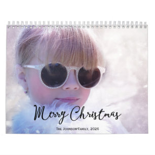 Photo Calendar 2026 Merry Christmas