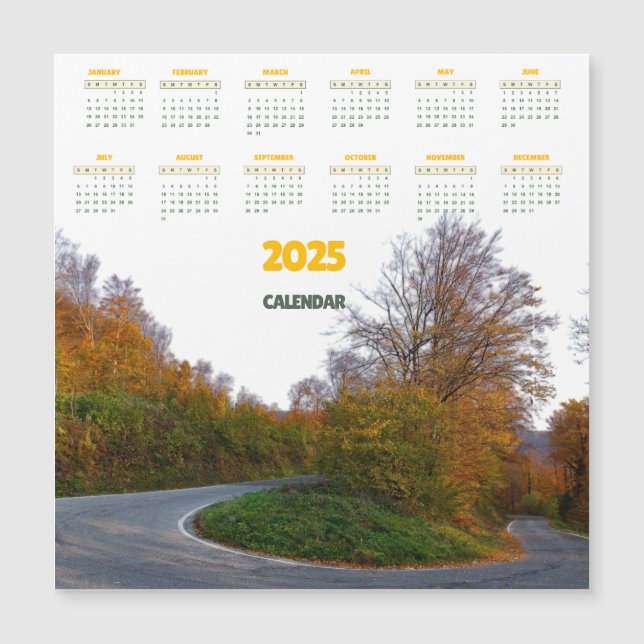 Photo calendars 2025 gift card (Front)