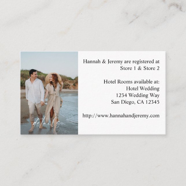 Photo & Calligraphy 3 Mod Vertical SM  Enclosure Card (Front)