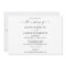 Photo & Calligraphy 3BF Mod Horizontal Wedding Inv