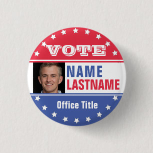 Photo Campaign Template for Elections Button