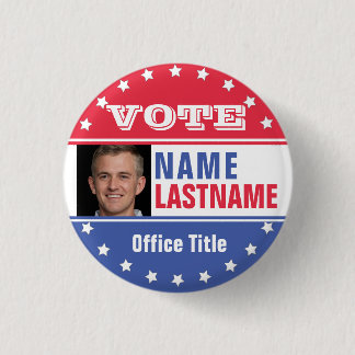 Photo Campaign Template for Elections Button