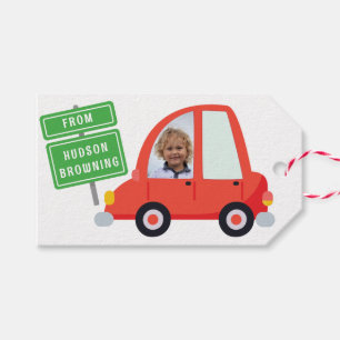 Photo Car Personalised Gift Tags