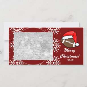 Photo Card - Christmas Football
