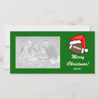 Photo Card - Christmas Football