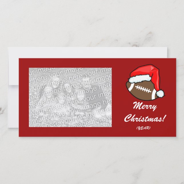 Photo Card - Christmas Football (Front)