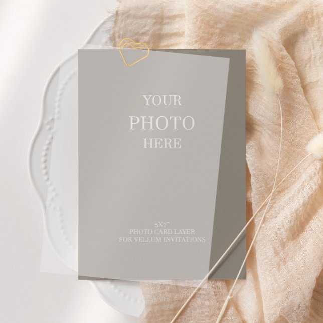 Photo Card for Vellum Save the Date (Creator Uploaded)