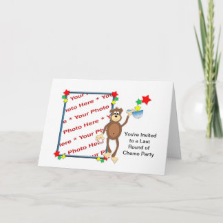 Photo Card - Last Round of Chemo Party Invitation
