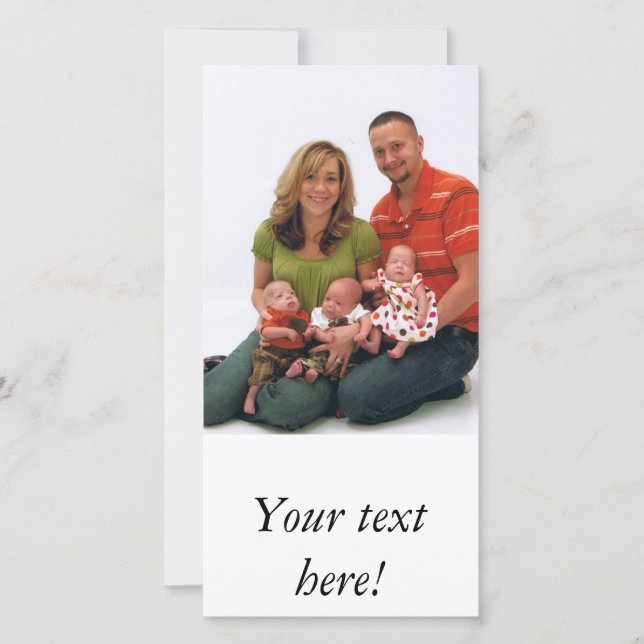 Photo card template (Front)