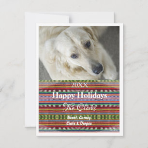 Photo Card with Knit Design - HAMbyWG