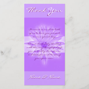 Photo cards template - customisable lillies