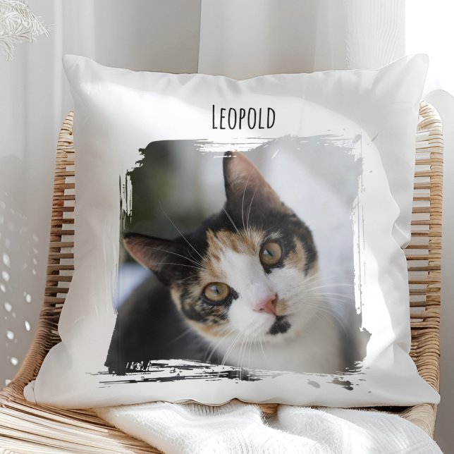 Photo Cat Pet with Name Cushion (Creator Uploaded)