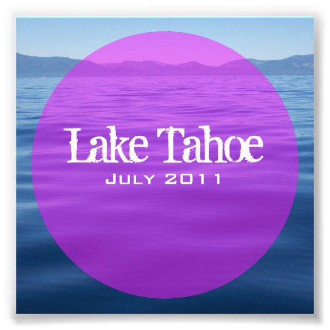 Photo CD Jewel Case Insert with Fuchsia Circle Print (Front)